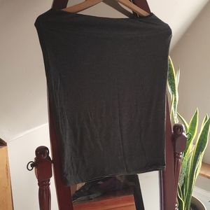 Encircled reversible pencil skirt